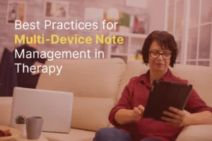 Streamline Session Notes: Best Practices for Multi-Device Management in Therapy