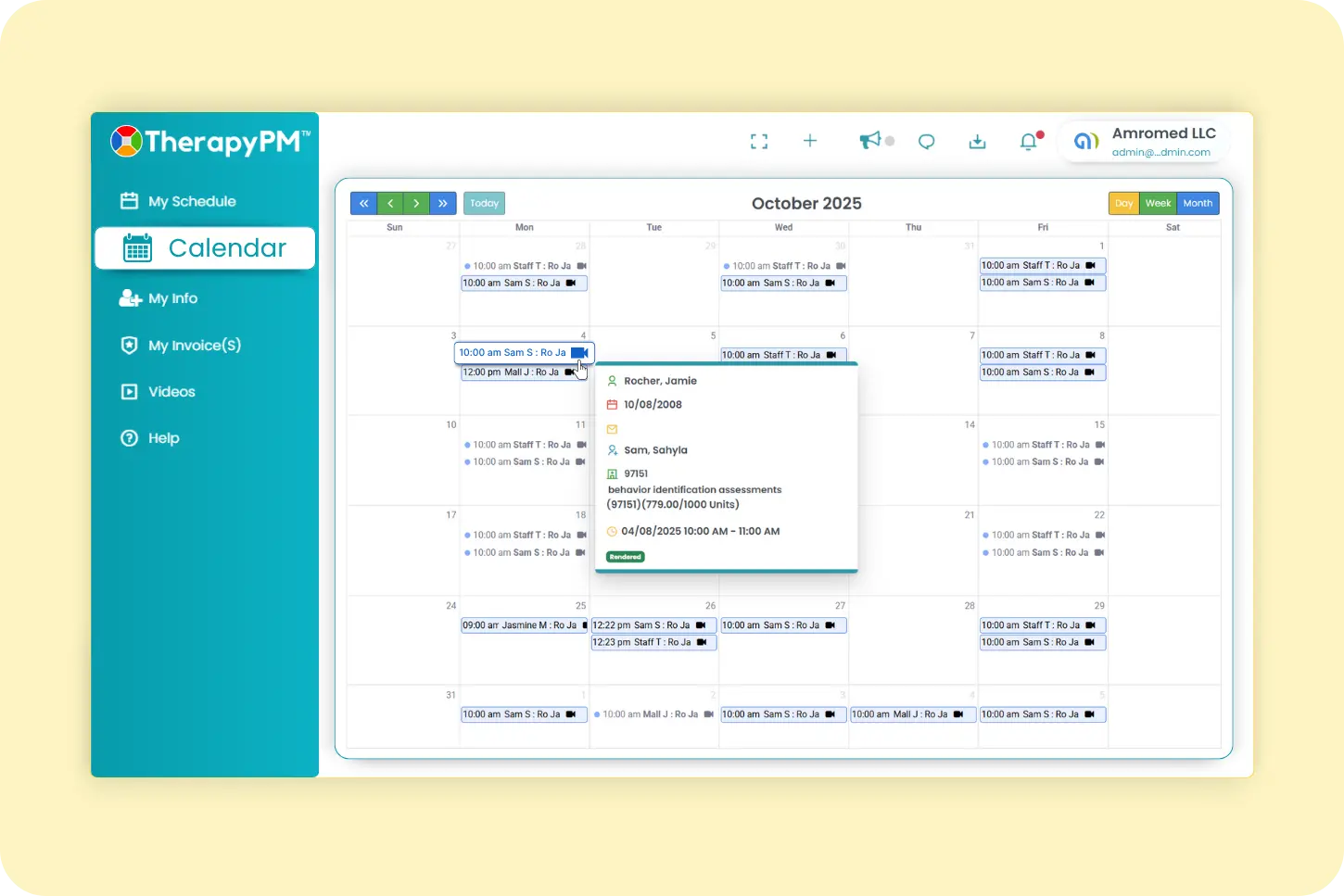 TherapyPM Client Portal