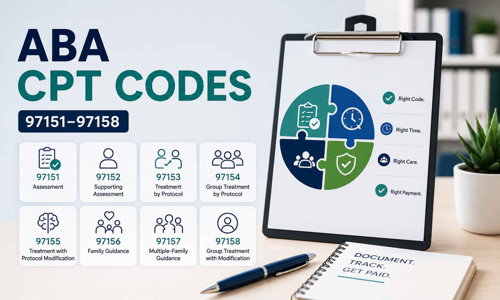 ABA CPT Codes 2026: The Complete Guide to 97151 – 97158 (With Denial Fixes)