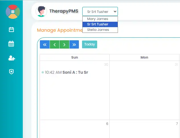 Family profile management in client portal