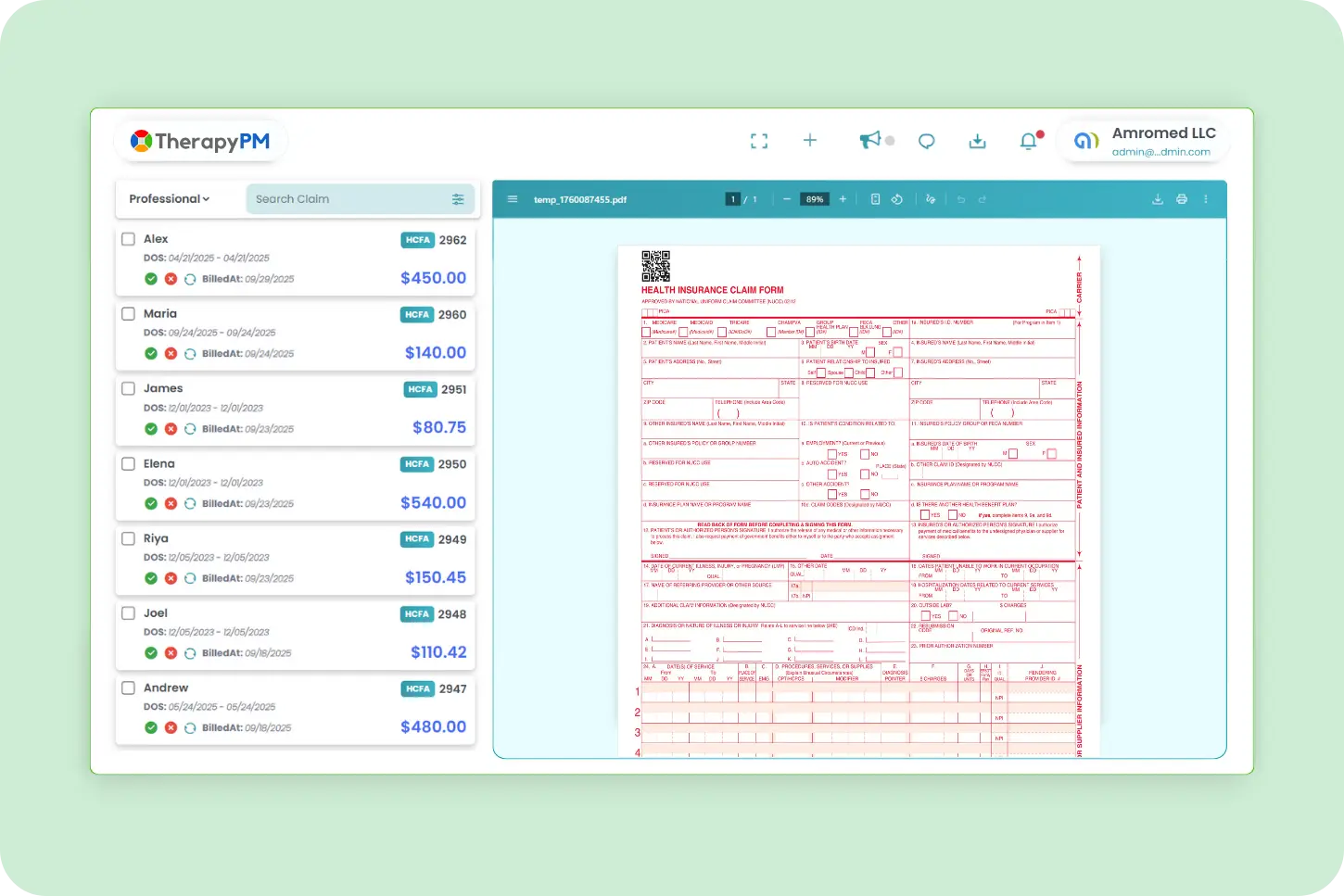Insurance billing automation overview