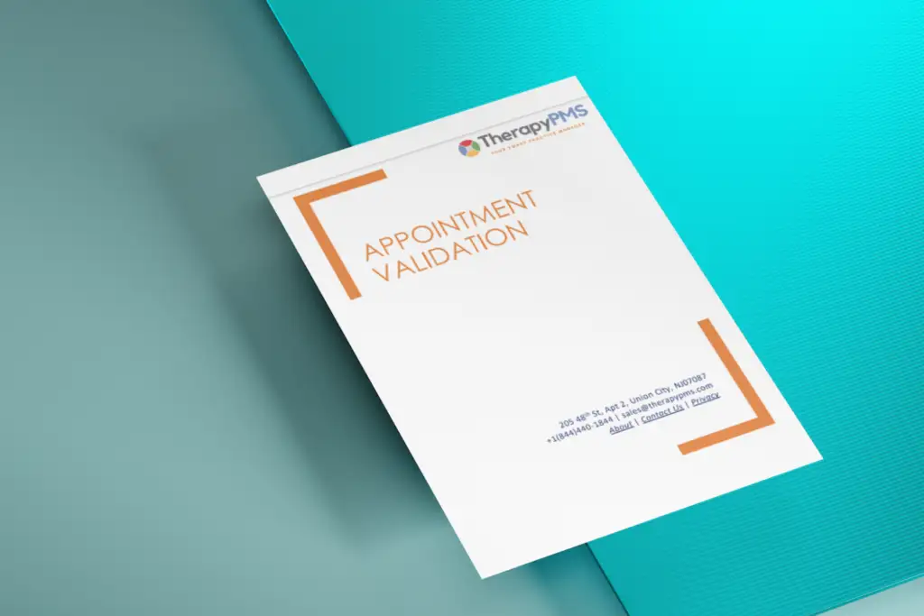 Discover the TherapyPM Appointment Validation Playbook! Download our free guide to streamline your appointment process and improve patient satisfaction.