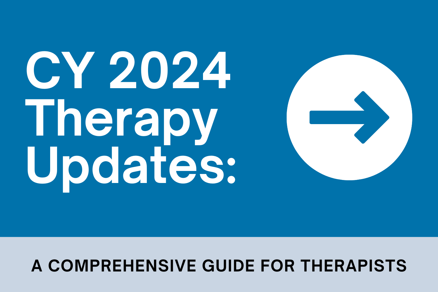 CY 2024 Therapy Updates: A Comprehensive Guide for Therapists
