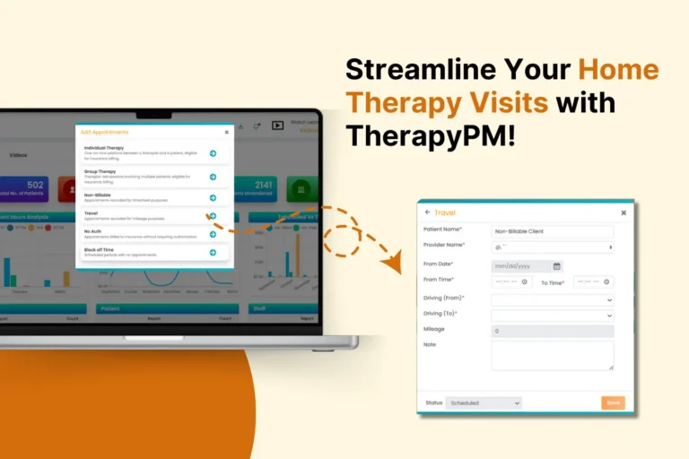 Streamline Home Therapy Visits with TherapyPM’s Travel Type Appointment Feature