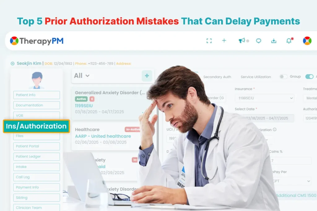 Prior authorization mistakes