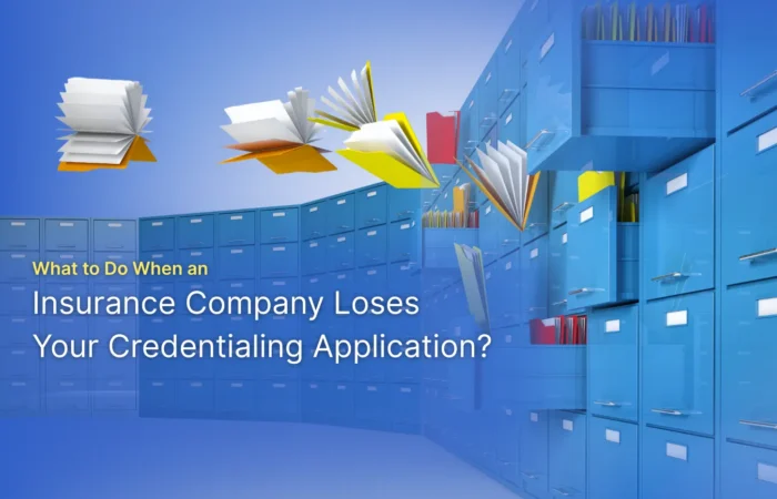 Lost credentialing application illustrated image