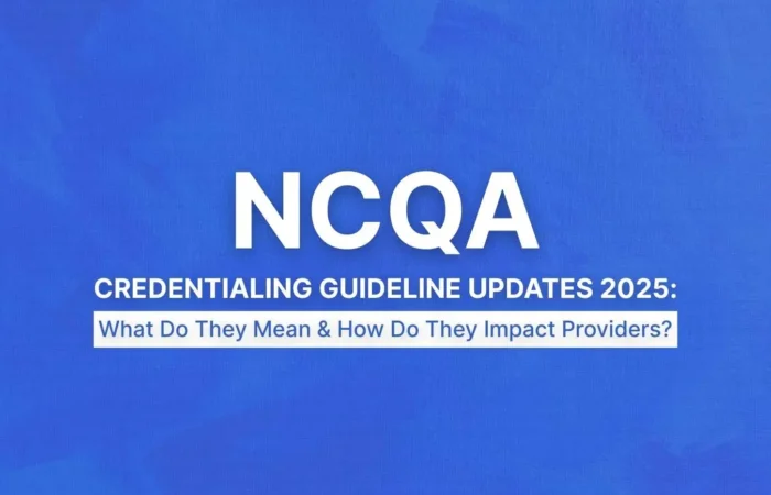 NCQA Credentialing guideline image