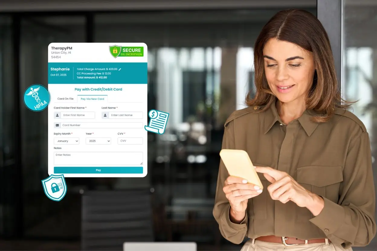 financial visibility and private pay support illustrated image