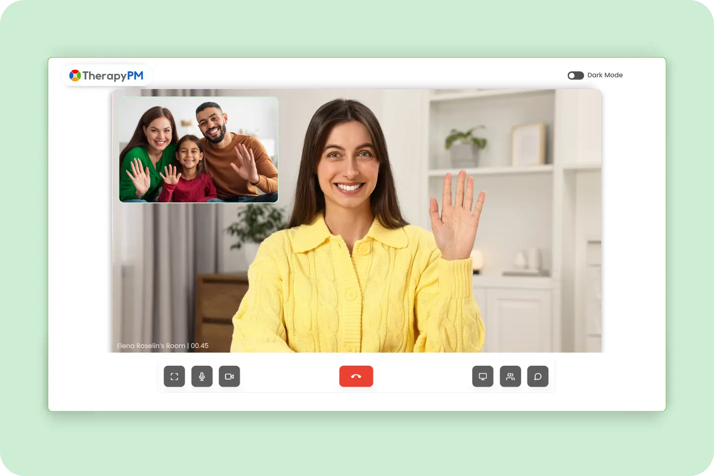 TherapyPM Practice management software Telehealth Image
