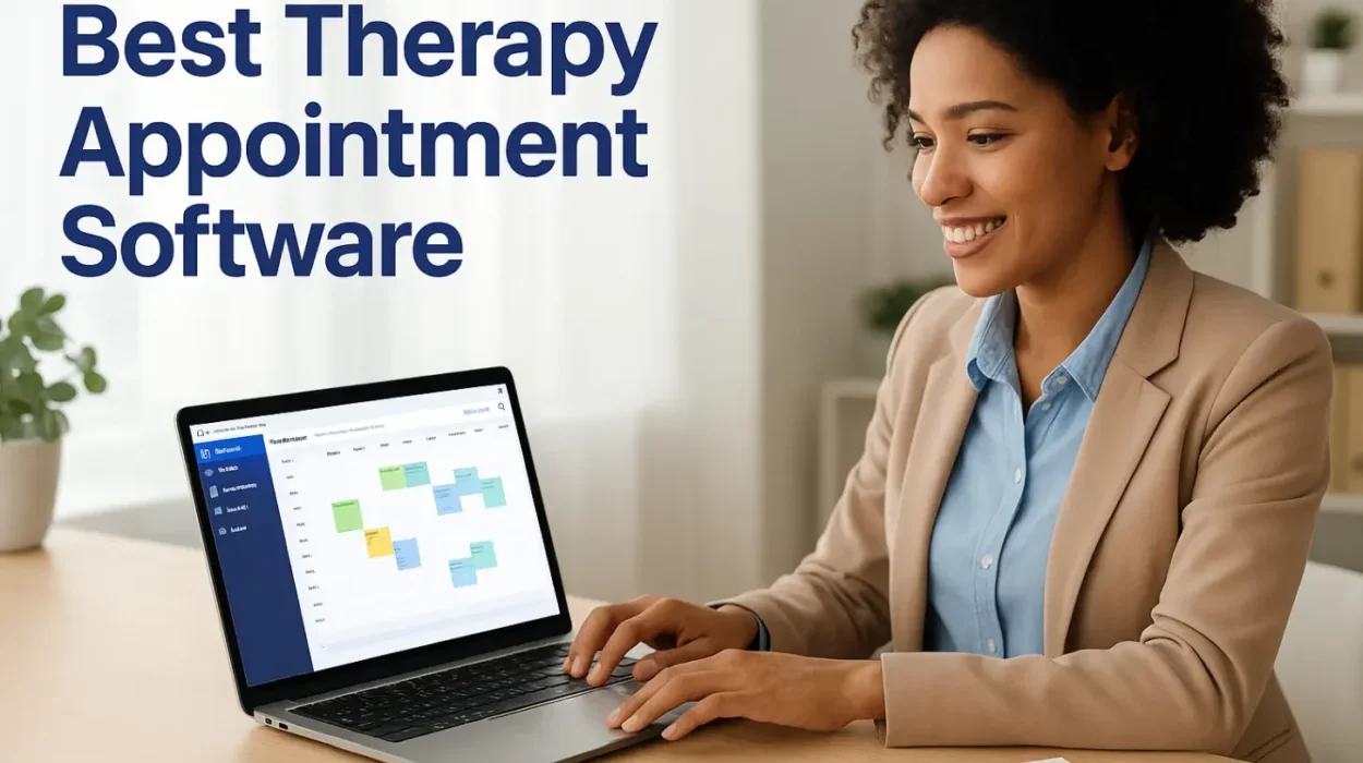 Best therapy appointment software from therapypm illustrated image