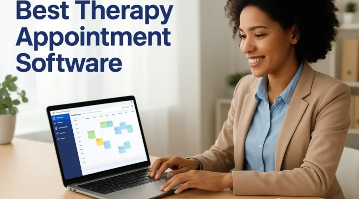 Best therapy appointment software from therapypm illustrated image