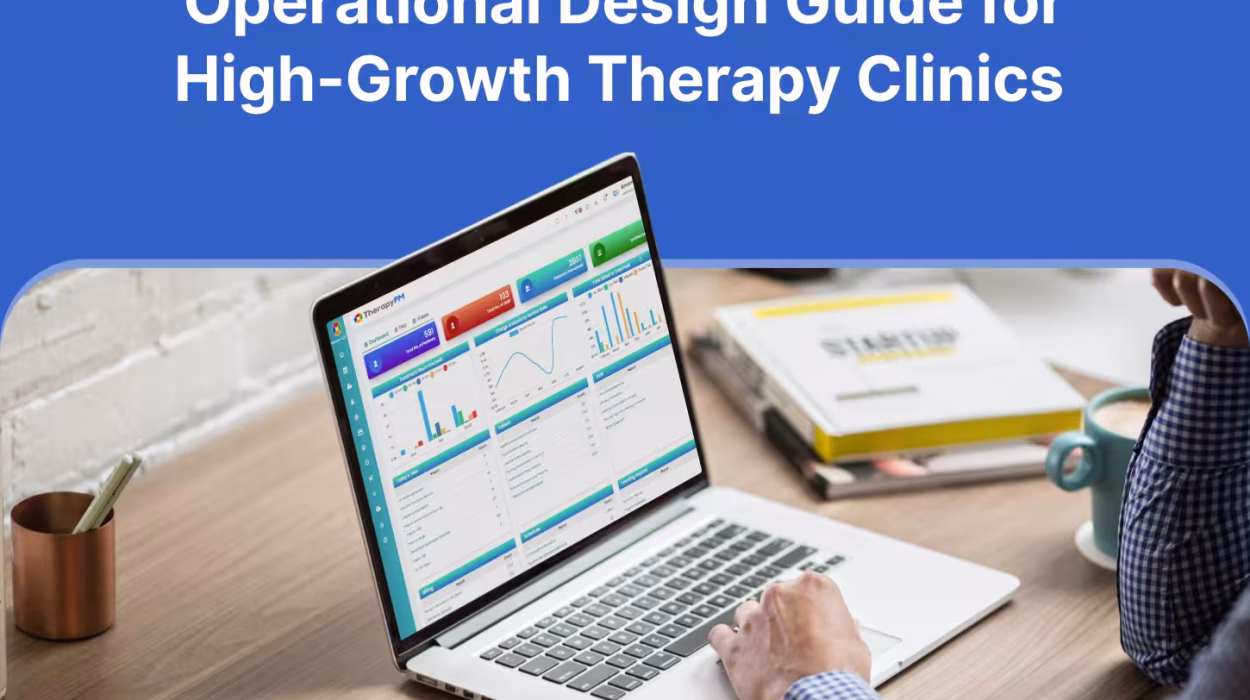 TherapyPM Operational Design Guide for High-Growth Therapy Clinics illustrated image