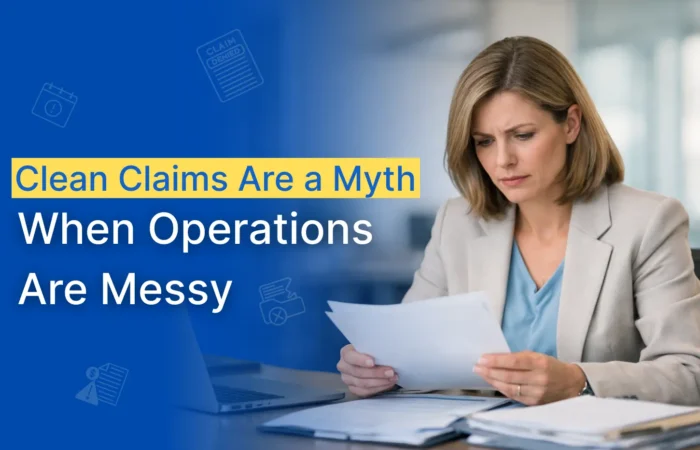Clean Claims Are a Myth When Operations Are Messy illustrated image