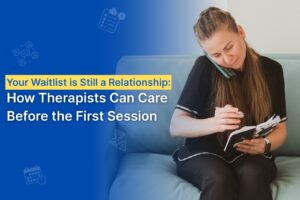 Therapy waitlist management system