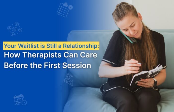 Therapy waitlist management system